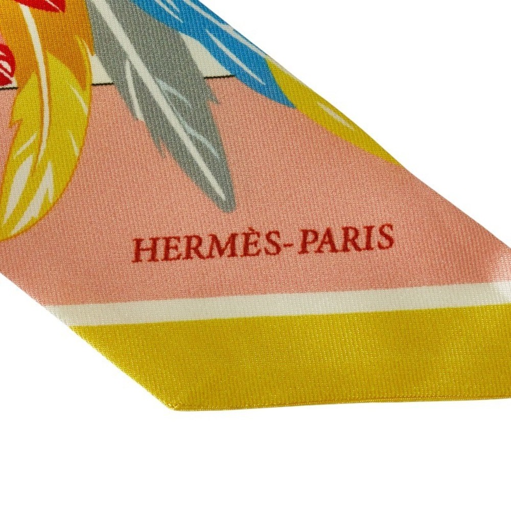 Hermes Hermès Twilly Danse Pacifice Scarf in Pink Multicolor for Women - Picture 2 of 3